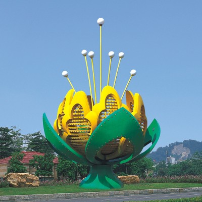 大型造型藝術(shù)景觀燈公園廣場(chǎng)小區(qū)景區(qū)標(biāo)識(shí)LOGO道旗景觀燈柱廠家