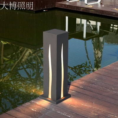LED方形草坪燈10W戶(hù)外簡(jiǎn)約四面光影現(xiàn)代特色鐵藝防水廠家批發(fā)