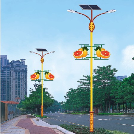定制led太陽能路燈文化特色中國結道路亮化農(nóng)村光伏太陽能路燈
