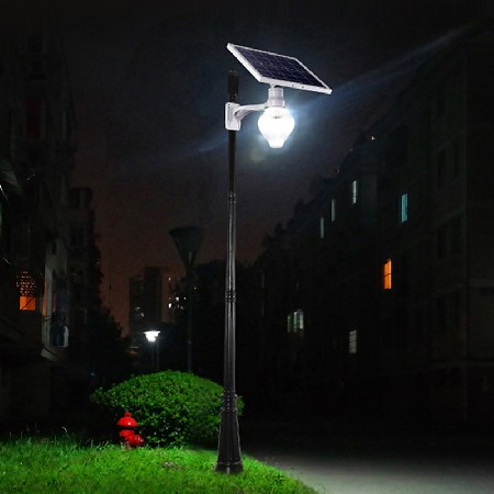 桃子造型太陽能路燈小區(qū)農(nóng)村別墅戶外LED太陽能庭院燈廠家批發(fā)