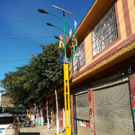 LED太陽(yáng)能路燈 農(nóng)村道路照明特色新中式一體化光伏太陽(yáng)能路燈