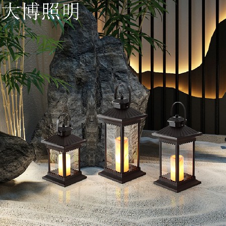 LED風燈簡約田園落地式鋁制戶外防水公園草坪庭院柱頭燈廠家批發(fā)