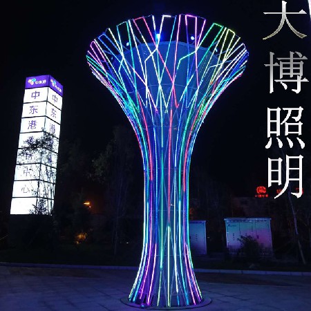 定制生命之樹不銹鋼大型景觀燈戶外裝飾藝術(shù)廣場小區(qū)造型景觀燈