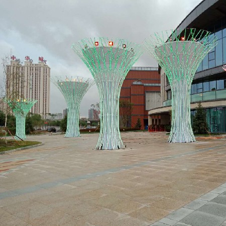 定制生命之樹不銹鋼大型景觀燈戶外裝飾藝術(shù)廣場小區(qū)造型景觀燈