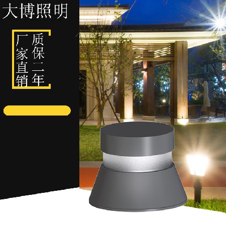 LED特色草地燈小區(qū)庭院鋁制圓柱草坪燈4W簡約現(xiàn)代防水廠家批發(fā)