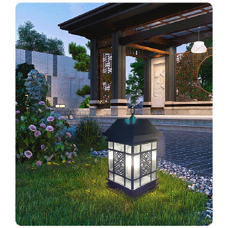 LED柱頭燈戶外景觀照明裝飾柱頭圍欄燈簡(jiǎn)約中式庭院燈大門(mén)柱子燈